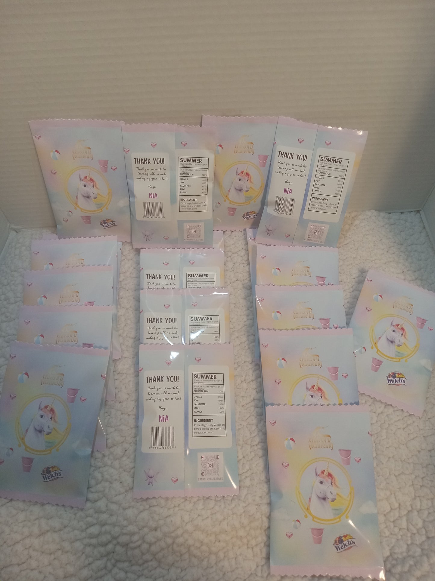 Custom Favor Wrappers