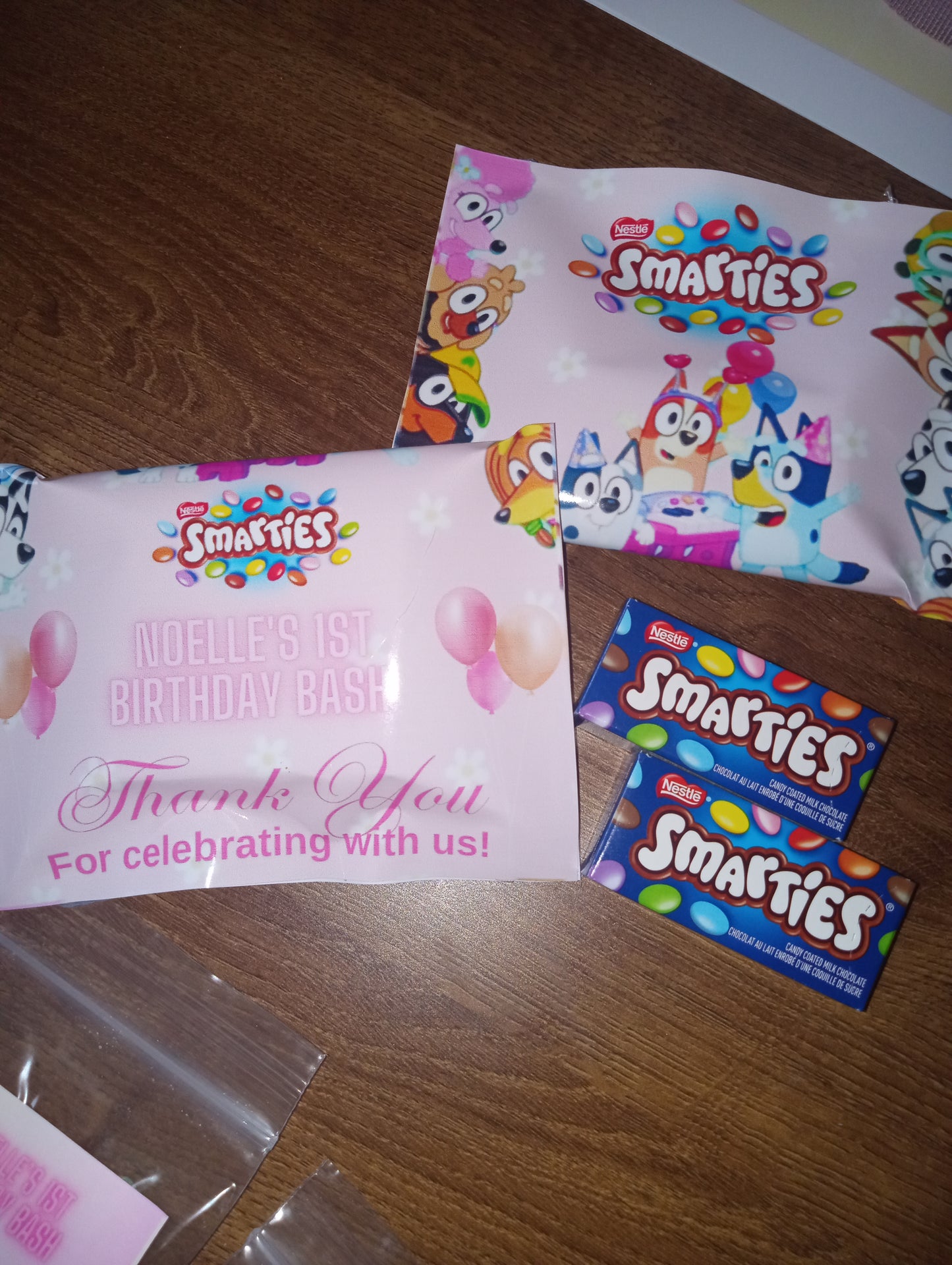 Custom Favor Wrappers