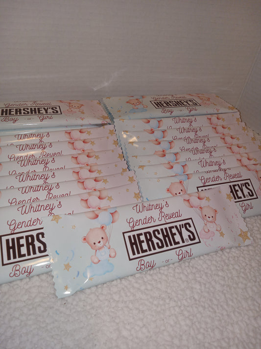 Full size Chocolate Bar Favors