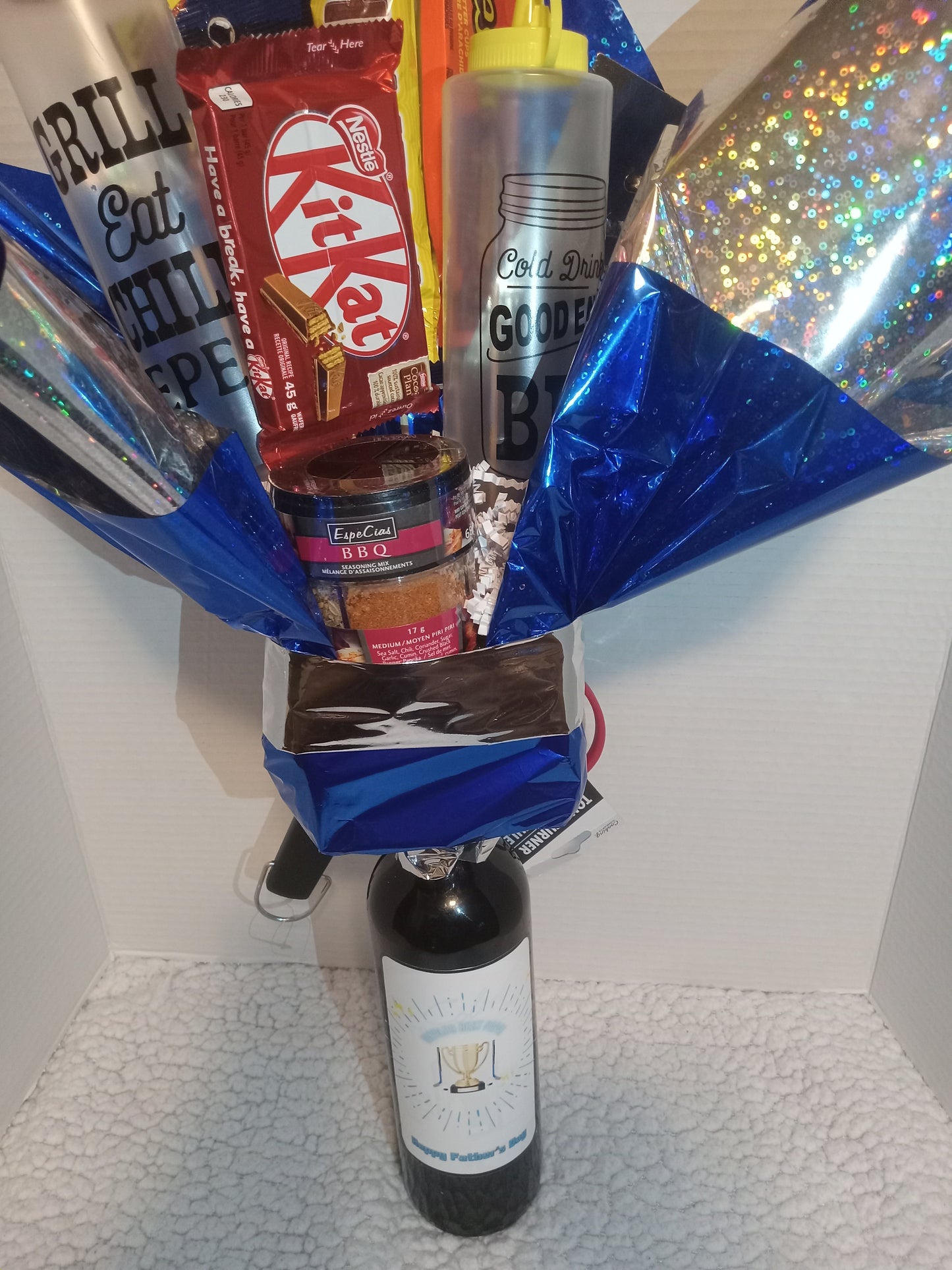 Wine bottle Bouquet